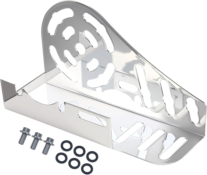 Mini Bike Chain Cover for Predator 212cc Guard Clutch Cover for Coleman CT200U CT200U-EX CT100 BT200X Engines Mini Bike Parts(Silver Coating)