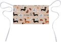 Server Waist Aprons Waitress Unisex Chef Works Half Apron with 3 Pockets
