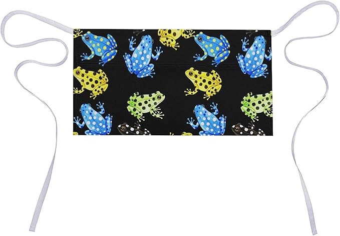 Half Apron with 3 Pockets Chef Cooking Kitchen Restaurant Aprons for Women Men