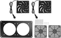 Kikumi 2200 RPM Double Solar Extractor Fan for Chicken Coops, Pet Shelters