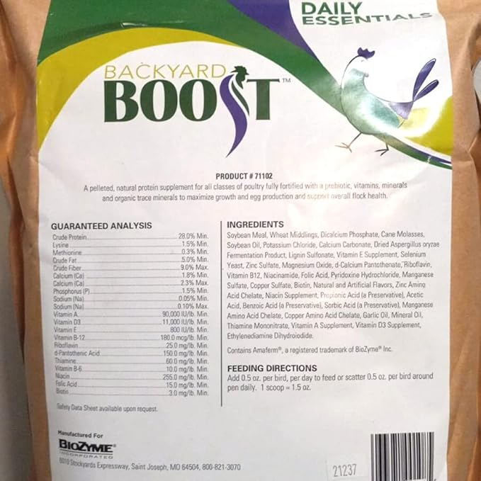 Daily Essentials Chicken Feed | Pelleted High Protein Food for Laying Hens | 2.5 Pound Bag