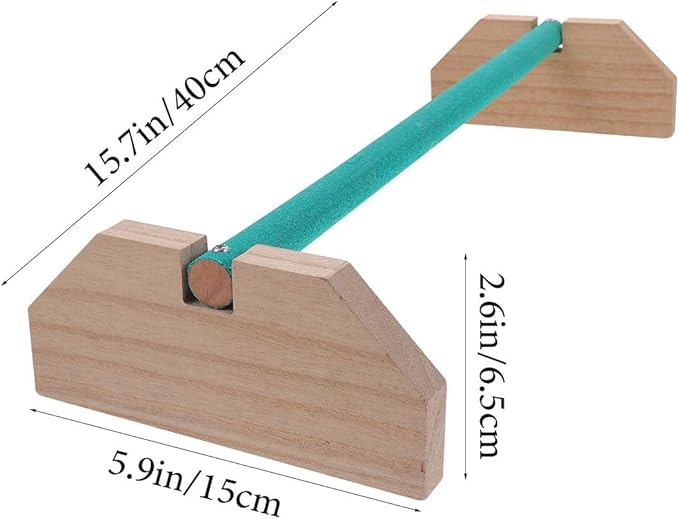 Natural Wood Chicken Perch Brooder Bracket Roosting Bar Stand for Baby Chicks and Birds Indoor Use Pet Playground Accessory
