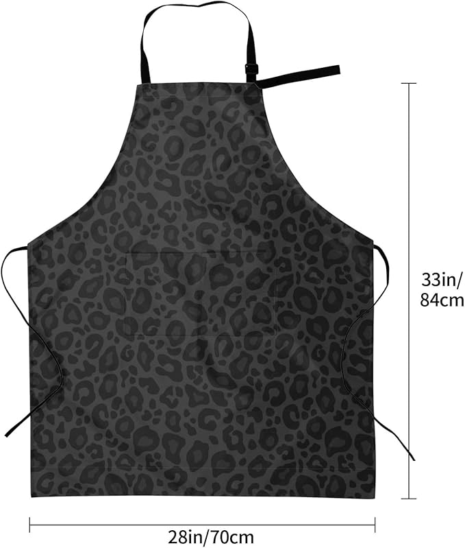 Perinsto Waterproof Apron With 2 Pockets Kitchen Chef Aprons Bibs For Cooking Baking Painting Gardening Grooming