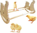 Chicken Perch for Coop Roosting Bar: Chick Toys Stand Pine Wood Rooster Perches for Brooder for Baby Chicks