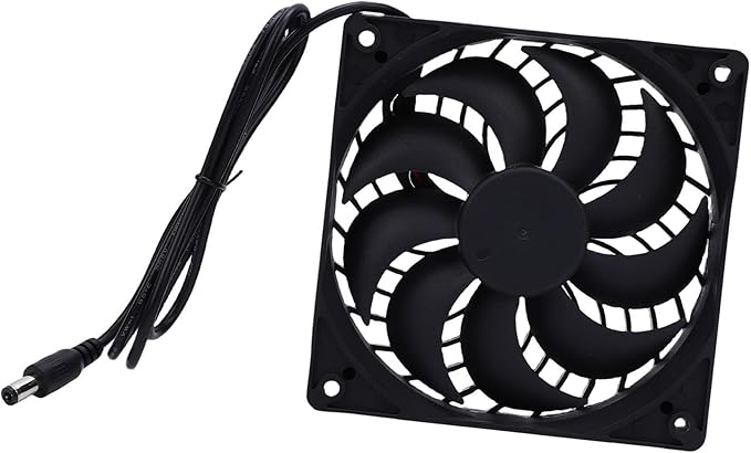 GOTOTOP Solar Exhaust Fan, Heat Dissipation Ventilation Fan Solar Panel for Chicken Coop Greenhouse Shed Pet House Window Exhaust