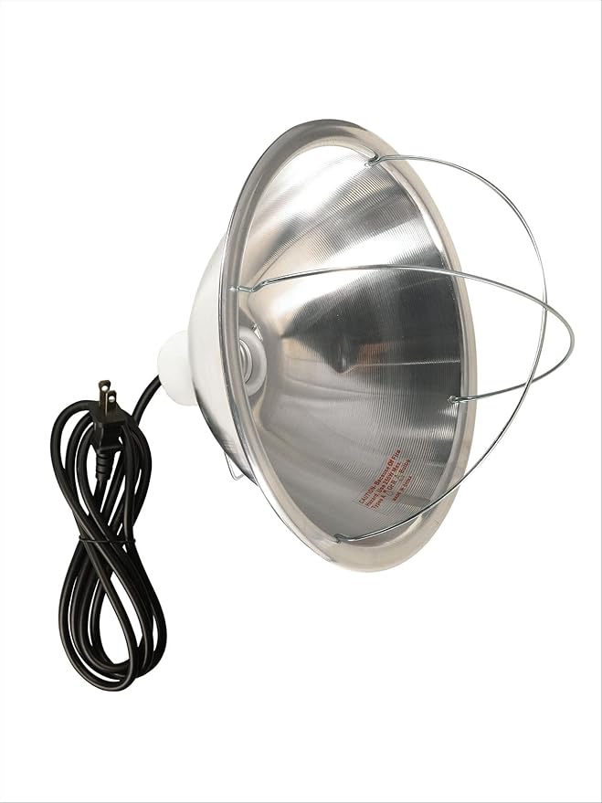 Woods 0167 167 Brooder Clamp Lamp with Bulb Guard; 10.5 Inch; 0