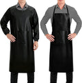 Waterproof Apron Sleeved Apron For Kitchen BBQ & Workshop - 2 Pack Heavy Duty Oil-Resistant With Large Pockets Adjustable Straps for Men & Women Waterproof Aprons for Dishwashing