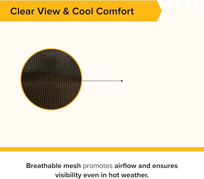Mann Lake Stingless Binding Round Veil with Zipper Closure, Fine Mesh Beekeeping Head Cover for Hot Summer Weather, Breathable Veil for Bee Suit Protection, Comfort Fit for Farm and Backyard Work
