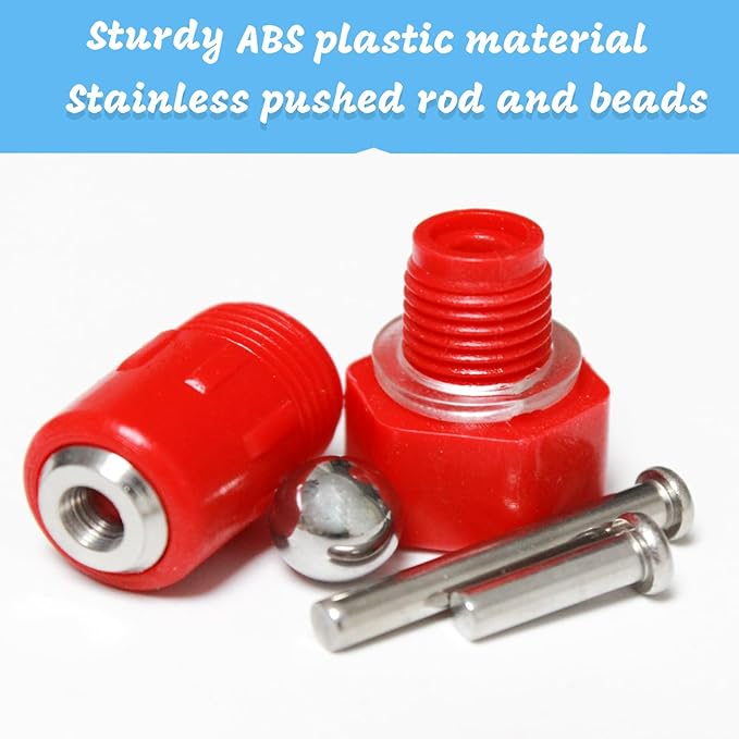 (10 Pack) Chicken Waterer Nipples + PVC Tee Fittings for 1/2" PVC Piping, Horizontal Poultry Nipples & Tees, DIY Chicken Watering System for Geese, Rabbits, Ducks