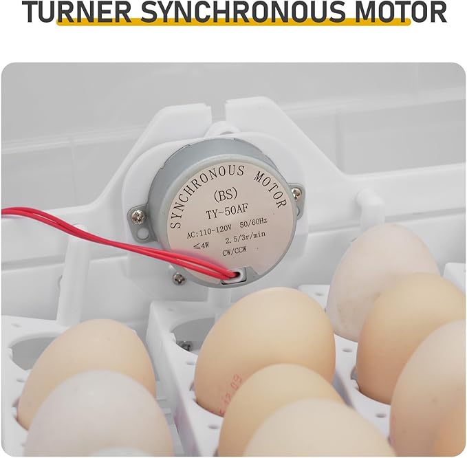 96-Egg Incubator with Automatic Turning & Humidity Control, Digital Display for Chicken Duck Quail Eggs