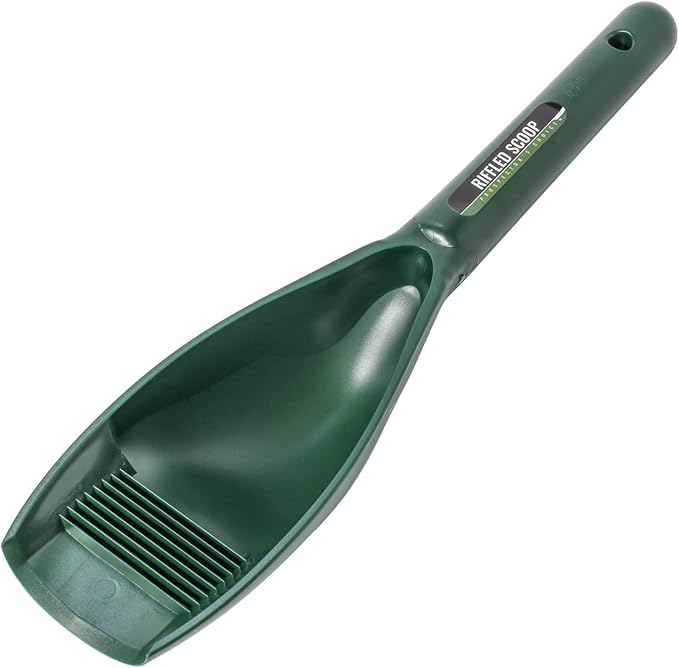 ASR Outdoor Gold Rush Gold Prospecting Scoop Riffle Beveled Edge 12.5 Inch Green