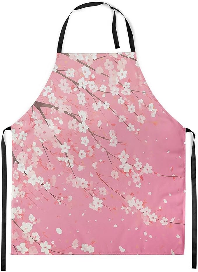 jejeloiu Cartoon Cats Apron for Women Men 26"x31"