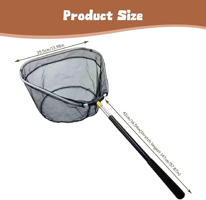 Chicken Net Catcher Retractable Long Foldable Thicken Portable Chicken Netting Farm Tools Suitable for Catching Poultry Turkeys Geese