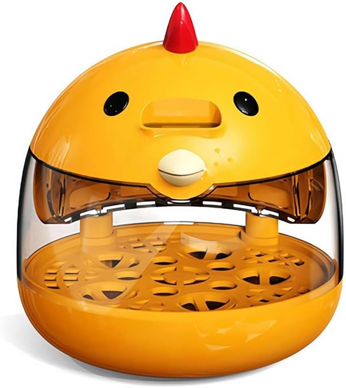 Egg Incubator, Rutin Chicken Egg Incubator for Hatching Eggs, Small Clear Egg Hatching Incubator, Automatic Smart Control Hatcher Machine for Variety Size of Eggs