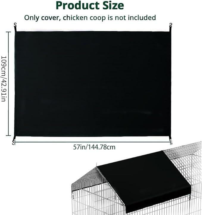 Silver Laminated Coops Top Protectors Multipurpose Animal Reflective Shelter Cover for Outdoor Chickens Cages Livestock Enclosure Cover