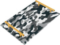 Bathroom Vanity Tray Counter Organizer, Camouflage Black White Pattern Decorative Tray with Handles Countertop Storage for Bathroom Bedroom Kitchen Home Farmhouse