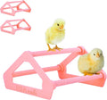 Roosting Perch for Baby Chickens, Chick Brooder Coop Training Toy Accessory, Easy Click Together Assembly, Durable Plastic, Mix and Match Colors, USA Made (Pink, 3 Pack)
