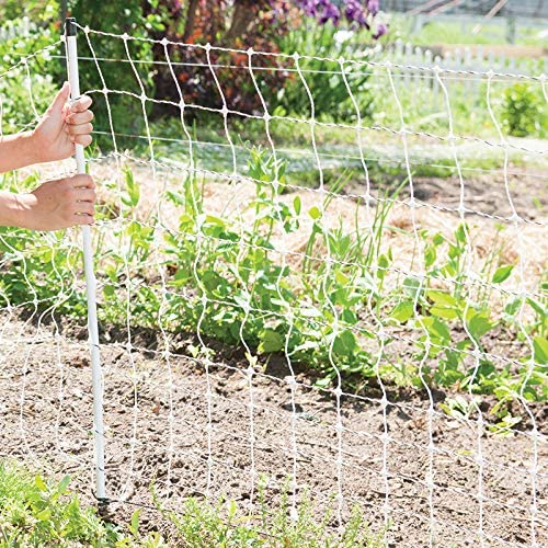 Premier 1 PigletNet® Plus Electric Netting Fence | White/Black, 30"H x 100'L