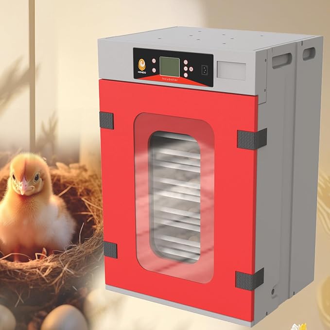 400 Egg Incubator Hatcher Machine for Chicken Duck Poultry, Automatic Egg Turner with Temperature & Humidity Control, 3-in-1 Hatchery with Visual Window, Auto Cooling, Pe Material (110v/220v)