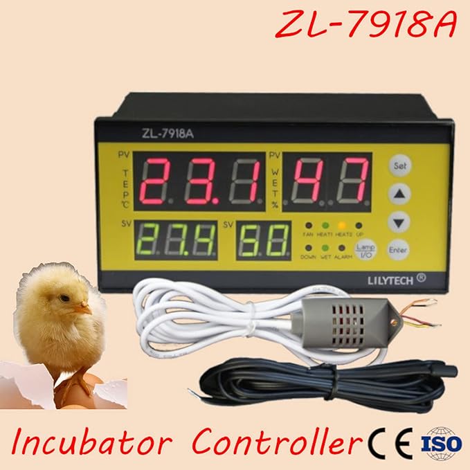 ZL-7918A Multifunctional Automatic Controller Automatic Incubator Temperature Humidity Controller XM-18