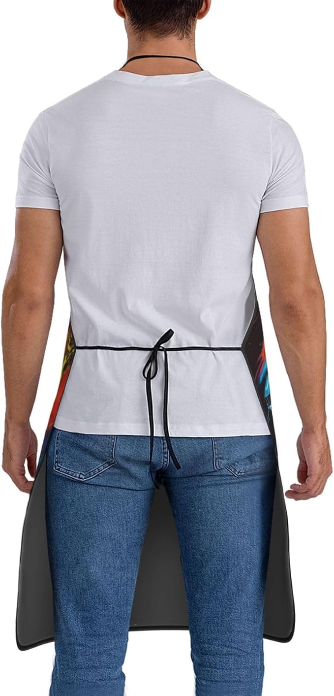 Aprons For Women Men With Pockets Adjustable Kitchen Chef Apron For Cooking Waitress Bbq Coffee House 28" L*21" W