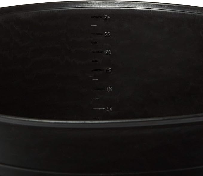 Tubtrugs SP26GBK Red Gorilla Medium-6.8 gallons SL26 Bucket, Black