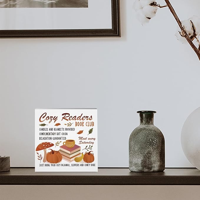 Fall Decorations for Home Farmhouse Office Bedroom Living Room, Autumn Pumpkins Decor, Fall Sign, Autumn Decor Wood 2401