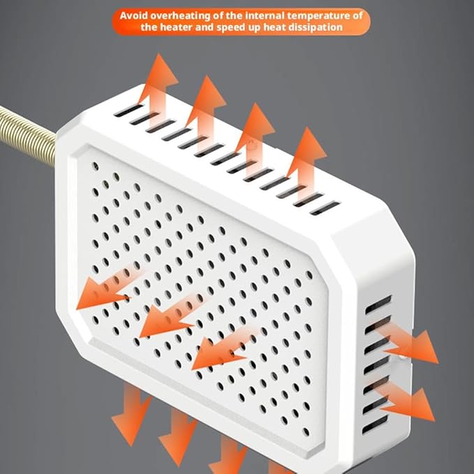 Bird Heater for Cage Bird Warmer, Brooder Heaters Warmer Lamps with Thermostatic, Poultry Habitat Supplies for Chicks Parakeets