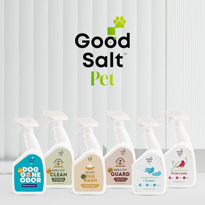 Good Salt Pet Barn & Coop Clean, Natural Pet-Friendly Daily Cleaner, Made in the USA, 1 Gallon Bottle