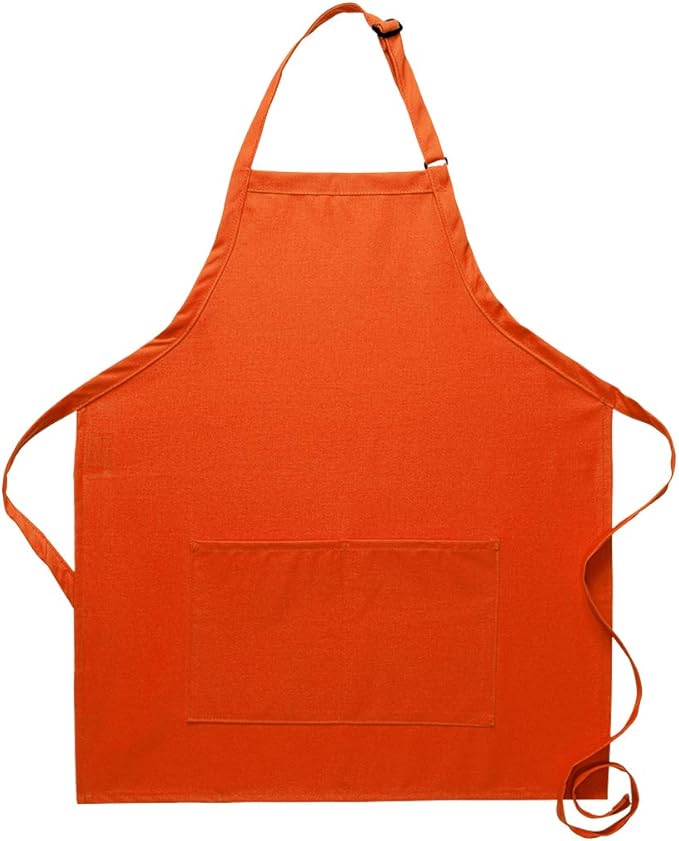 DayStar Apparel Bib Apron with Center Divided Pocket - Style #212