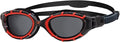 Zoggs Adult Unisex Predator Flex Polarized Anti-Fog UV Protection Wide Vision No-Glare Quick-Adjust Swimming Goggles, 461043
