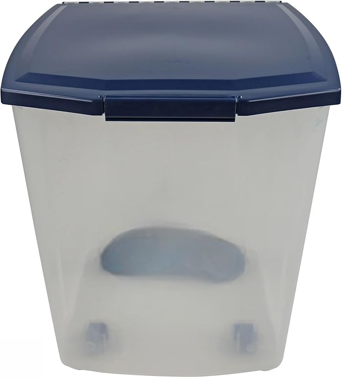 50 lb Pet Food Storage Container with Locking Lid - Extra-Large Airtight Bin