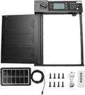 fosa Automatic Chicken Coop Door Solar Powered with Timer, Light Sensor, Remote Control, 2000mAh Battery, Anti Pinch Design, USB Charging, Wide Chicken House Door