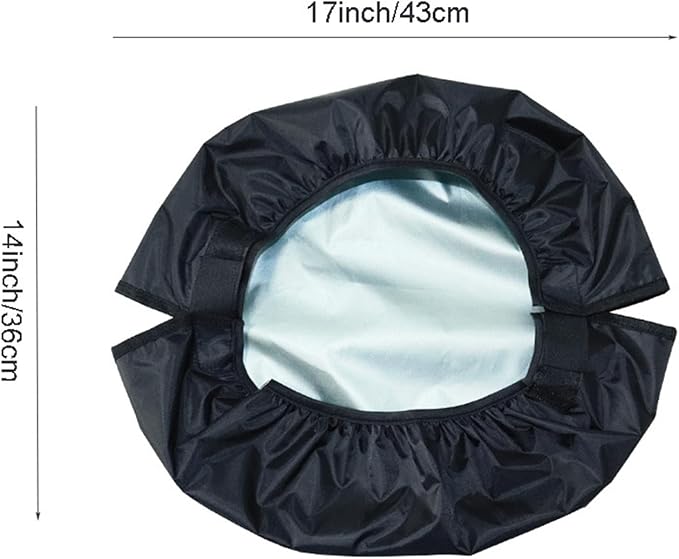 Feed Bucket Cover, Protective Elastic Waterproof Shield, Heavy Duty Horse Bucket Cover with Durable Utility Design, Accessories for Protection Maintenance Feeding Equestrians Farm Stable Pasture