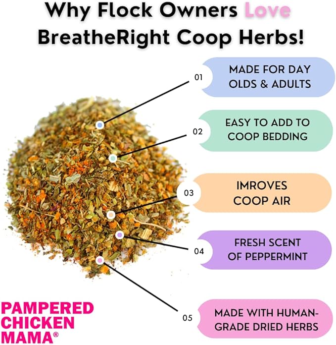 VentMyCoop Chicken Coop Herbs for Hens (10 Ounce) (0.5 Pounds)
