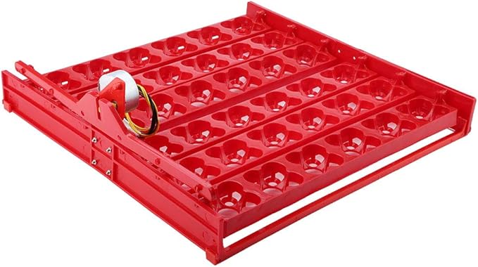 36 Eggs 144 Bird Eggs Incubator Hatcher Automatic Egg Turning Tray Tool for Chickens and Ducks Red Plastic