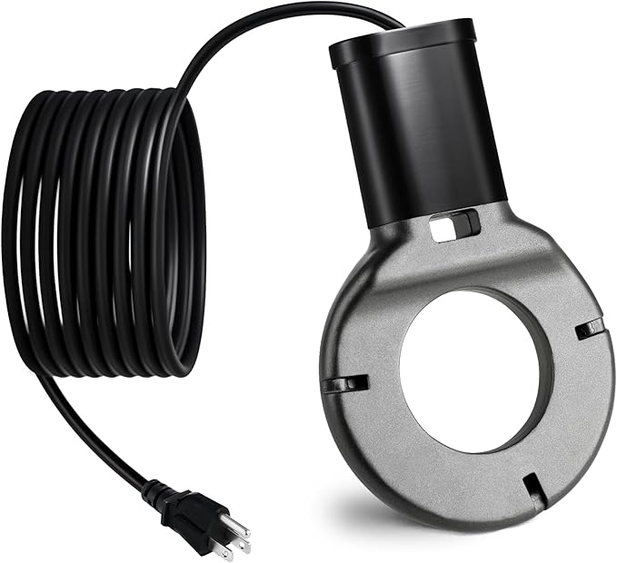 1000W Utility De-Icer, Chicken Water Heater, Submergible Cast Aluminum Thermostatic Control Bird Bath Heater De-icer, for Livestock Poultry Birds, Cows, Horses, Animals Drink Water (Black)