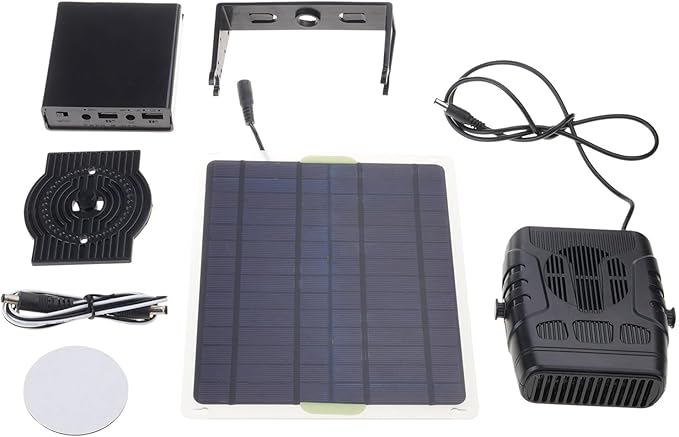 Solar Power Heater Compact Size for Chicken Coops Greenhouse and Dog House Warm