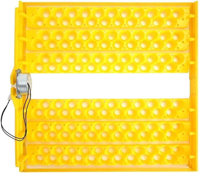 Yosoo 132 pcs Egg Incubator Tray and Automatic Egg Turning Tray for 110V Automatic Egg Incubators Incubation Accessory