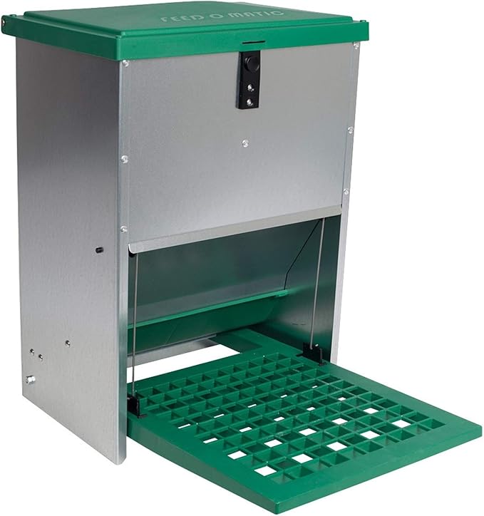 Olba B.V. Feedomatic Automatic Poultry Feeder, 12 kg