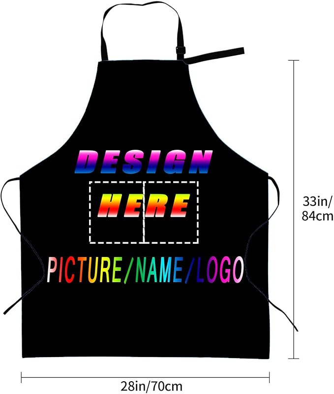 Shark Jumping Home Aprons 2 Pockets 33"×28" for Men Women, Ocean Sea Waterproof Kitchen Cooking Bib