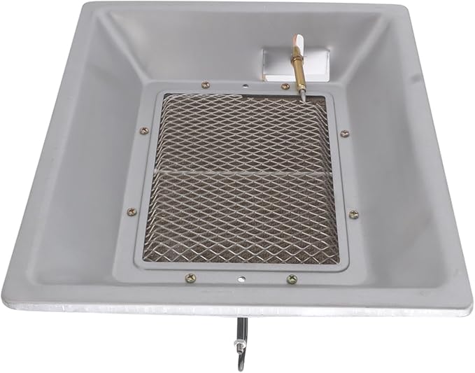 Honio Chicken Catalytic Heater Aluminized Steel Multifunctional Manual Gas Brooder Heater for Chicken Coops, Chicken Coop Heater Manual Infrared Chicken Catalytic Heater Poultry Incubator Heater