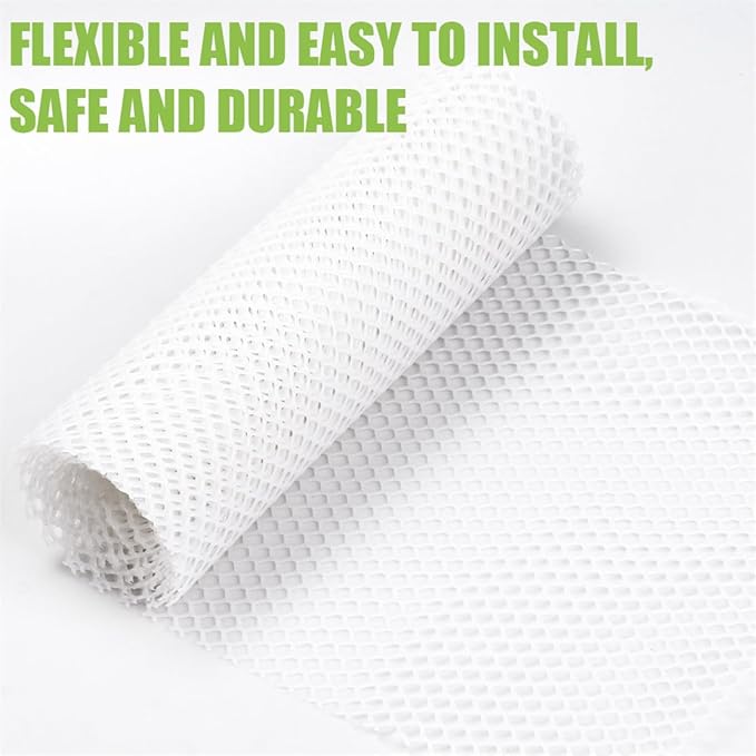 Plastic Chicken Wire Fence Mesh Poultry Fencing 11.81IN x 10FT Hexagonal Fencing Wire for Gardening, Floral Netting Chicken Wire Frame with 25Pcs Cable Ties