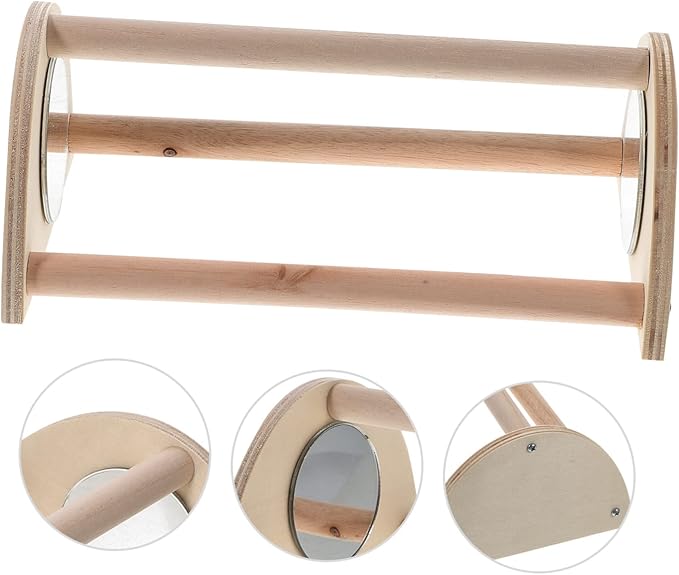 balacoo 2pcs Wooden Chick Perch Roosting Bar for Chickens Natural Wood Stand for Poultry Training and Comfort Chicken Coop