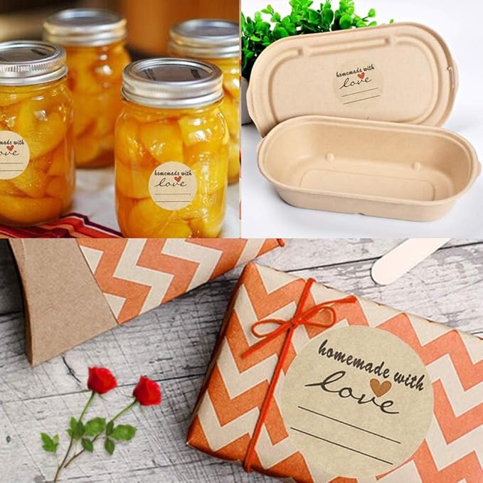 1000 Pcs Jam and Jelly Jar Canning Labels for Mason Jars and More(2" Round 500/roll. 2 Roll) with Lines for Writing- Jar Labels Jam, Jelly, and More