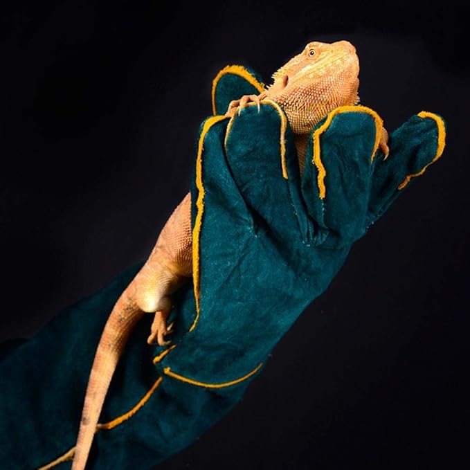 22 Inch Animal Handling Gloves - Anti Bite, Scratch & Heat Resistant for Dogs, Cats, Snakes & Reptiles