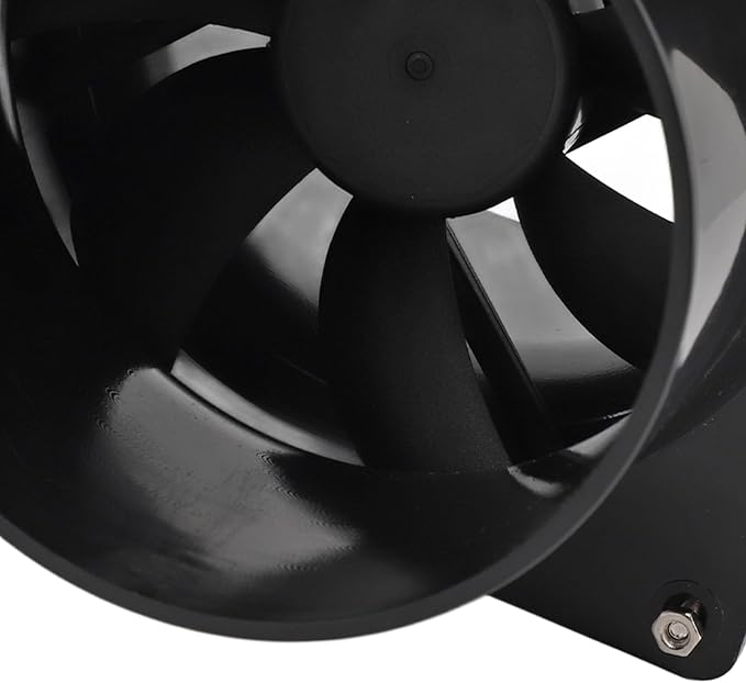 Solar Powered Exhaust Fan for Round Pipe, 10W 12V Solar Panel Ventilation Fan Kit for Outside, Greenhouse, Attics, Chicken Coop, Garage, Basement