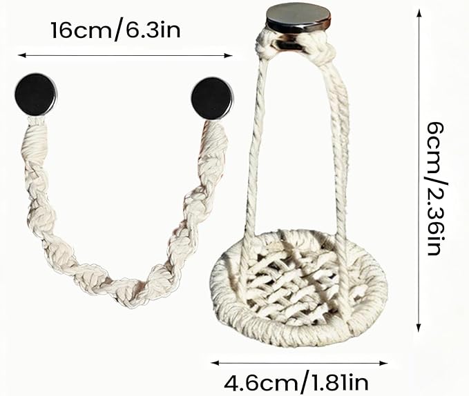 Jumping Spider Decor - 2 Pieces Natural Cotton Rope Handmade Pets Supplies, Jumping Spider Accessories for Walking Camping Travel Daily Airplane Outing Shopping, Urban Courtyard Farm, Interactive Pet