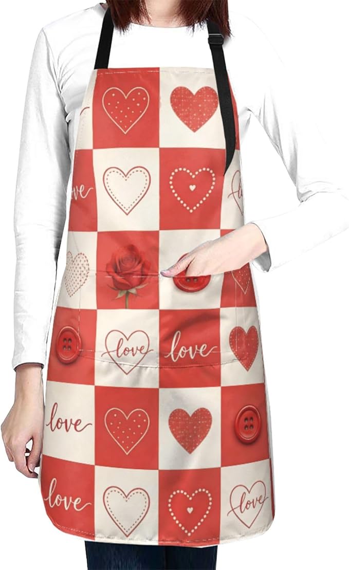 Shark Jumping Home Aprons 2 Pockets 33"×28" for Men Women, Ocean Sea Waterproof Kitchen Cooking Bib