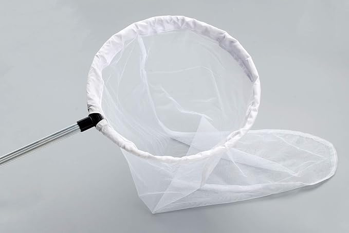RESTCLOUD Large Insect and Butterfly Net with 14" Ring, 32" Net Depth, Extendable Handle to 36 Inches